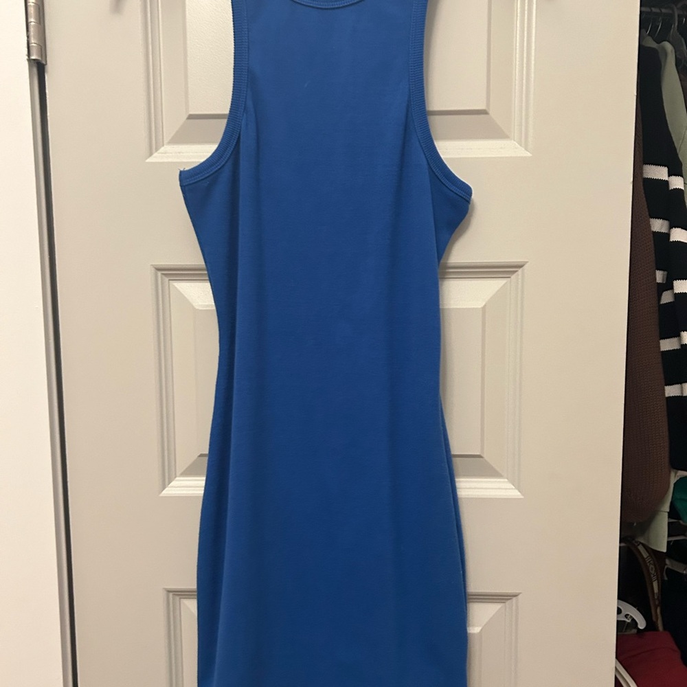 Blue Sleeveless Dress